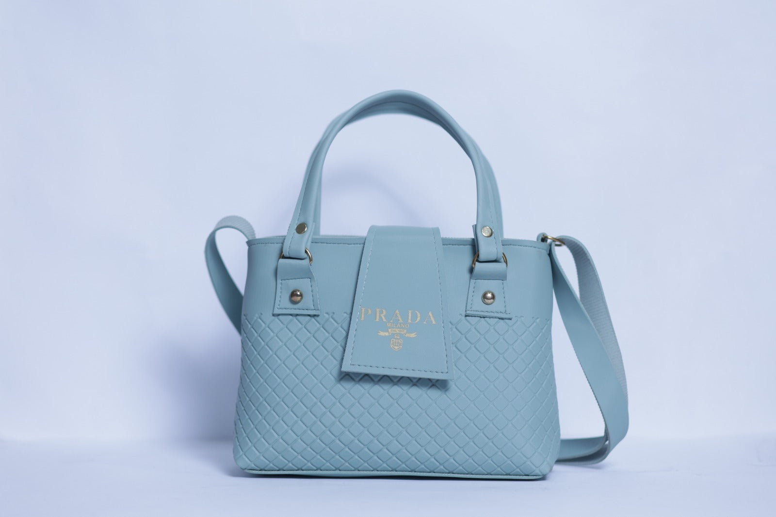Small Blocks Prada Logo Ladies Bag