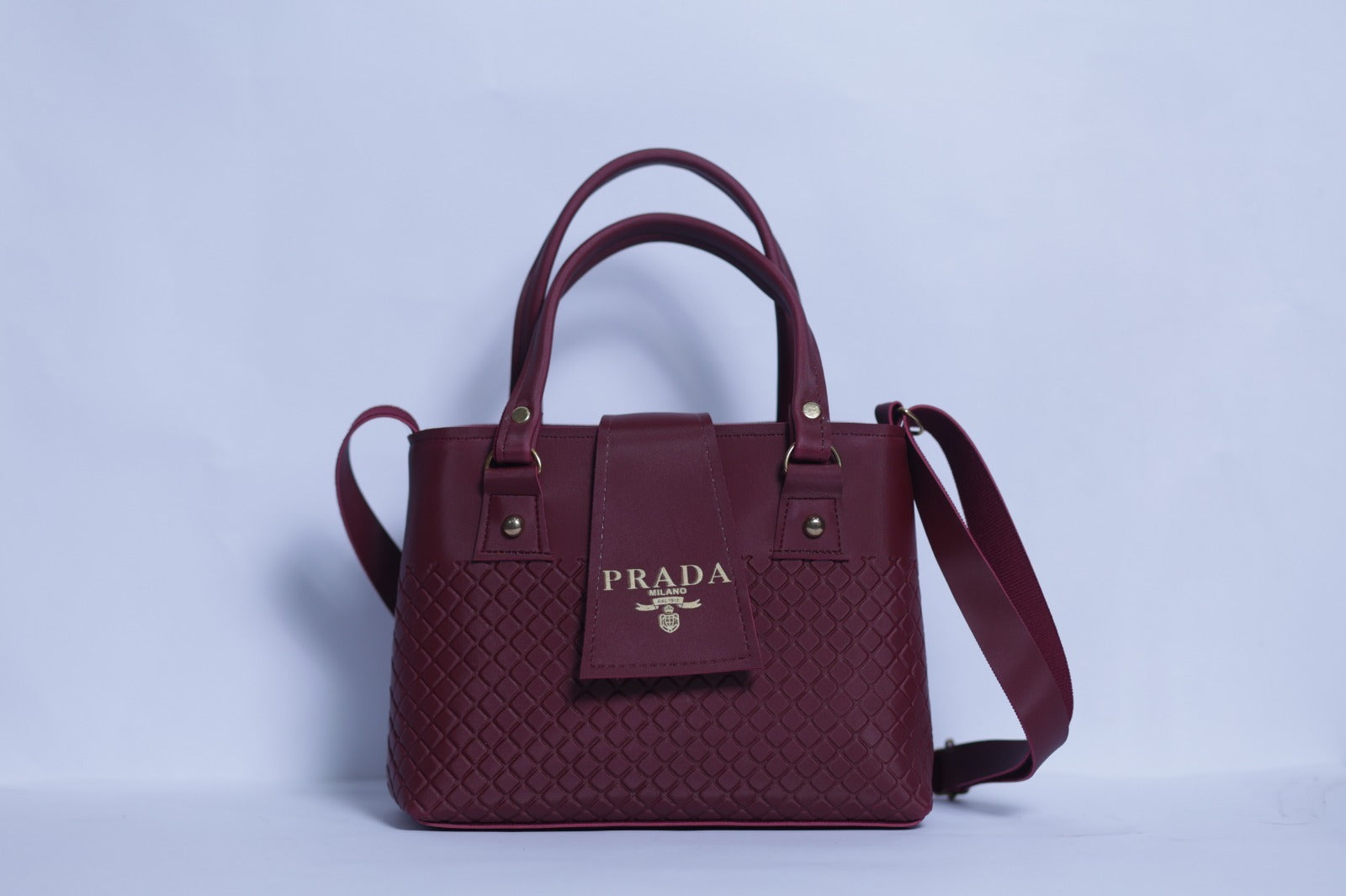Small Blocks Prada Logo Ladies Bag