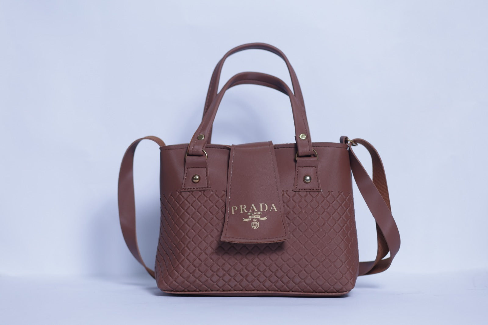 Small Blocks Prada Logo Ladies Bag