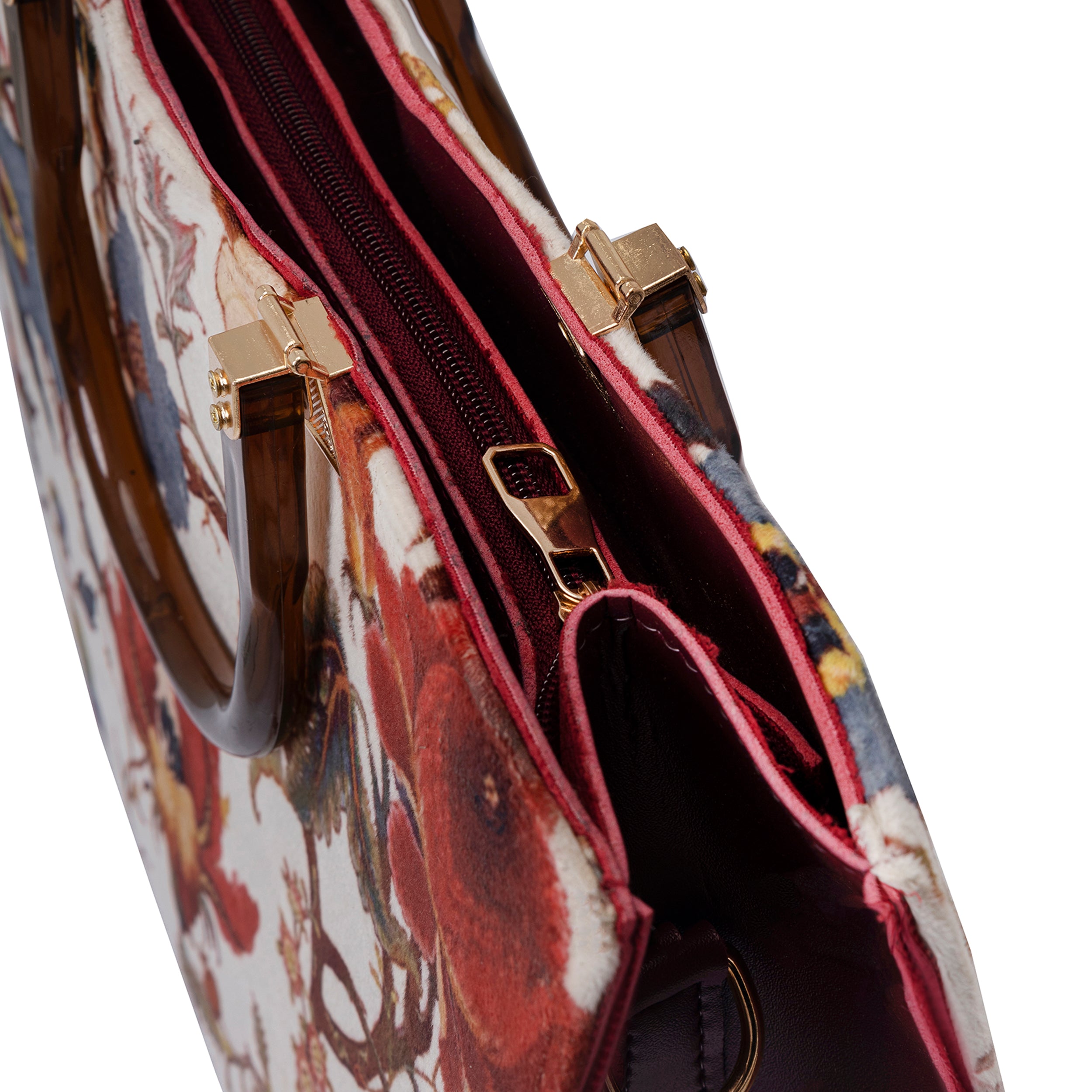 Floral Tapestry Tote Handbag – Elegant Vintage Style